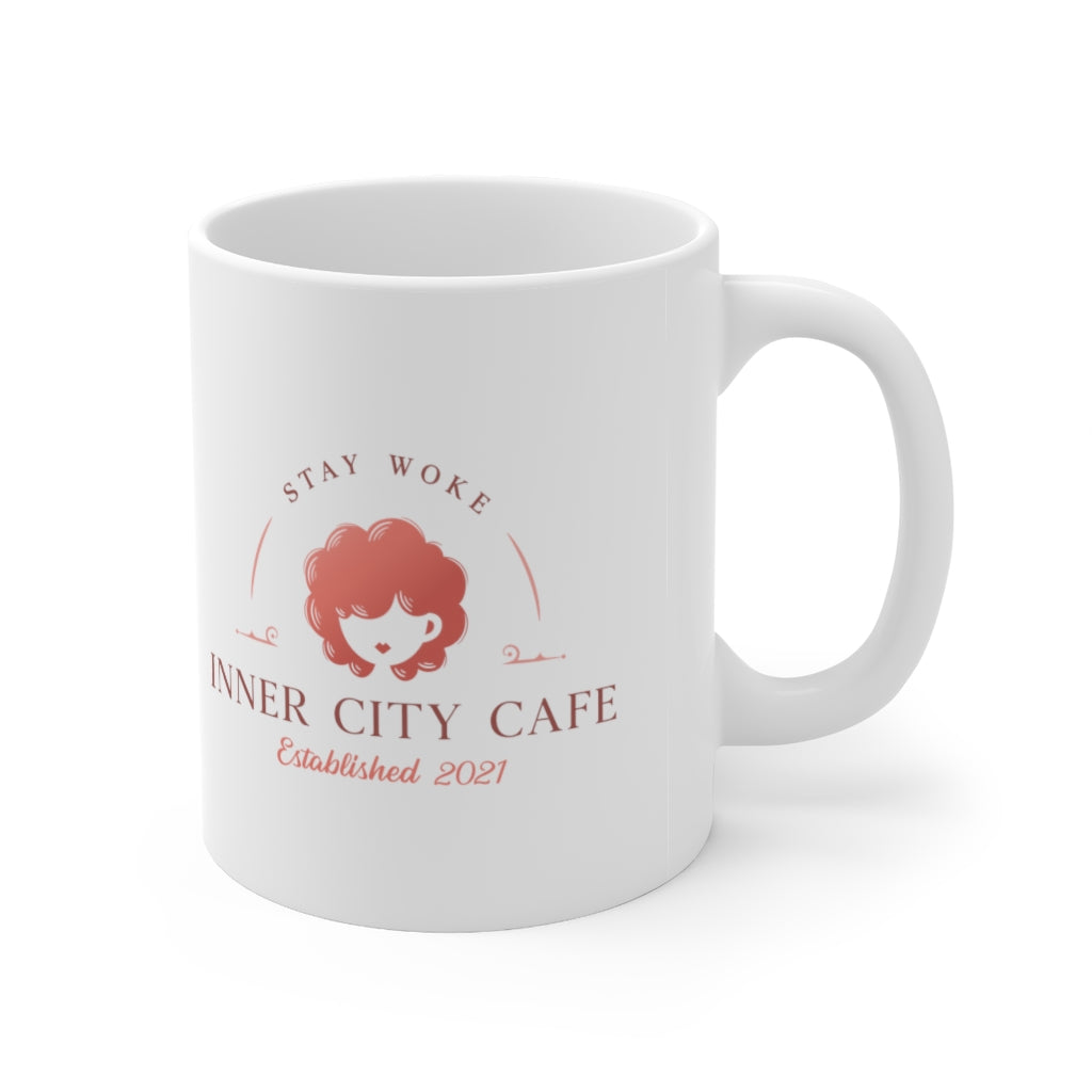 Inner City Cafe Mug Pink