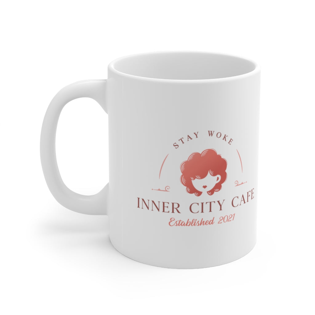 Inner City Cafe Mug Pink